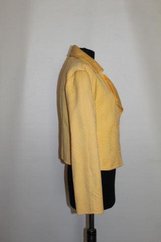 Jachetă galbenă Courreges anii 80 - Img 2
