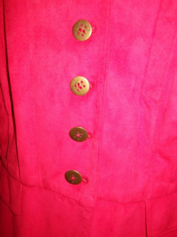 Jacheta retro rosie anii '80