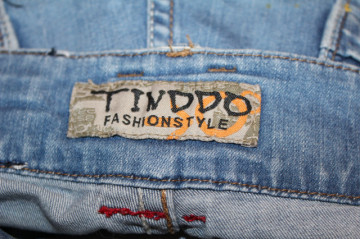 Jeans Tinddo Fashion Style – denim pictat cu rupturi, retro anii ’90 - Img 8