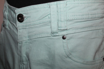 Jeans verde-apă – vintage anii ’90 - Img 7
