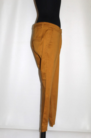 Pantaloni capri muștar – casual retro - Img 3