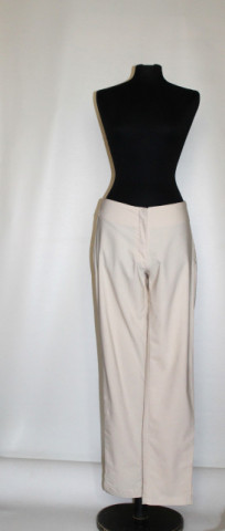 Pantaloni crem clasici – vintage anii ’90, model țigaretă