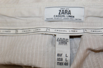 Pantaloni grej cu dungi verticale – retro repro anii ’80 - Img 8