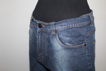 Pantaloni scurți jeans – retro repro anii ’70 - Img 5
