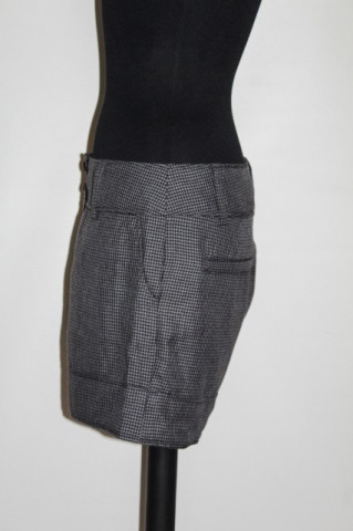 Pantaloni scurti pied de poule repro anii '70