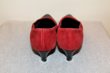 Pantofi bicolori "Brigitte Von Servas" anii '80
