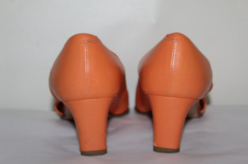 Pantofi portocalii Moda di Fausto
