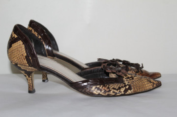 Pantofi print șarpe repro – vintage anii ’60 - Img 4