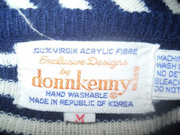 Pulover stil marinaresc "Donnkenny" anii '70