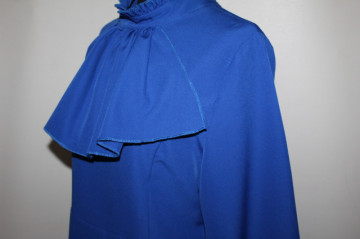 Rochie albastru electric – repro anii ’70, retro chic - Img 5