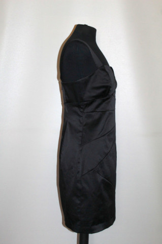 Rochie bandage neagră – retro body-con repro anii ’80 - Img 3