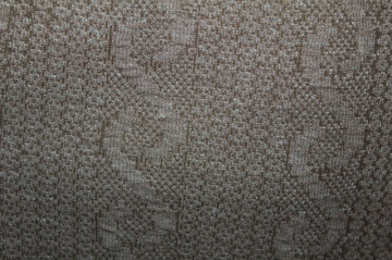 Rochie cafea cu lapte print in relief anii '60