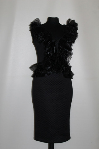 Rochie de ocazie LouLou neagră – designer contemporan