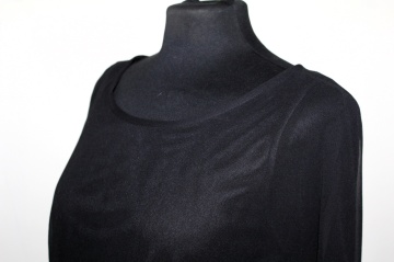 Rochie de ocazie neagră Kaffe – chiffon, croială fluidă și detalii elegante - Img 7