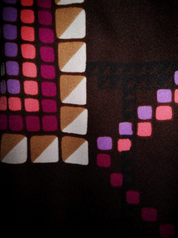 Rochie de ocazie print geometric anii '70