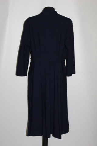 Rochie din stofa bleumarin anii '50