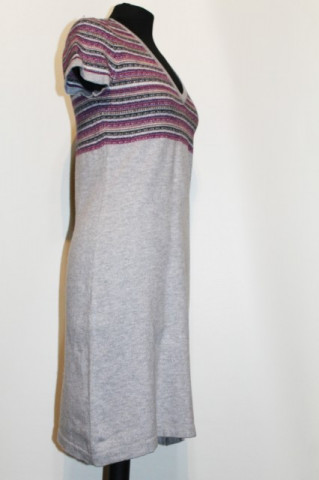 Rochie din tricot gri repro anii '70