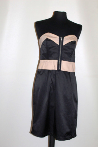Rochie Just Female repro anii ’80 – mini, elegantă, cu corset integrat