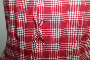 Rochie retro Coca Cola Collection – anii ’90, carouri alb‑roșii - Img 6