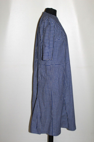 Rochie vintage carouri albastre cu alb anii '50