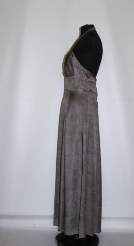 Rochie vintage de seara model tip "halter dress" anii '30 - '40