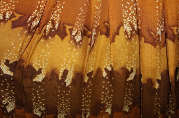 Rochie vintage din batist maro anii '40