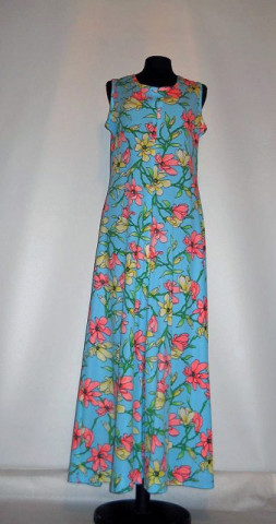 Rochie vintage maxi print floral anii '70