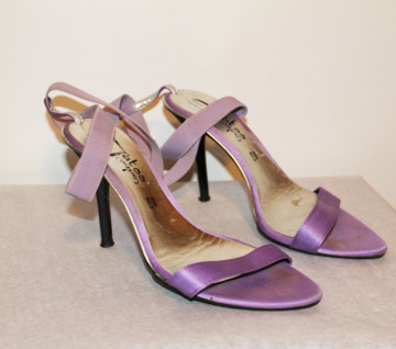 Sandale violet repro anii '70