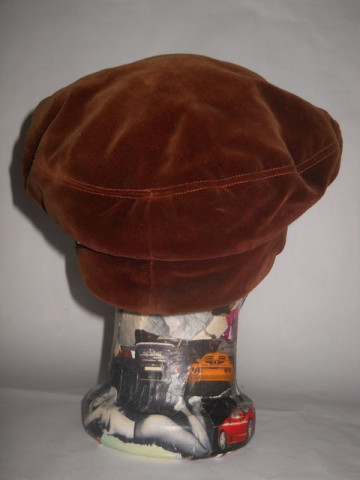 Basc antique catifea maro per. edwardiana cca. 1910