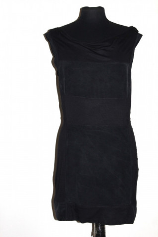 Bluză bicoloră Bebe din jerse și mătase – stil minimalist vintage