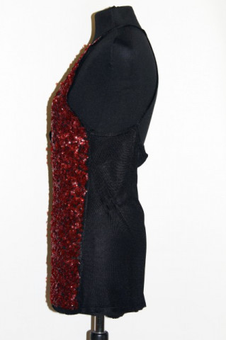 Bluza de ocazie paiete visinii anii '90