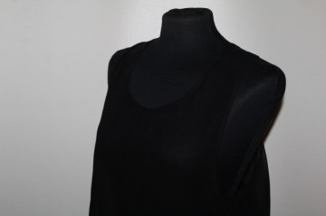 Bluza din voal negru – vintage minimalist - Img 4