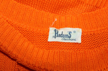 Bluză vintage Hadam’s Creazioni tricot portocaliu – vintage anii ’70 - Img 6