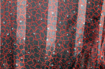Camasa vintage din voal print abstract anii '60