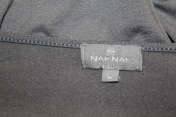 Cardigan gri Naf Naf – vintage anii ’90, casual chic - Img 7