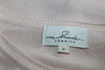 Cardigan roz deschis – vintage anii ’90, casual chic - Img 6