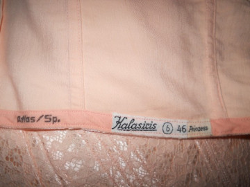 Corset din atlaz si dantela anii '40