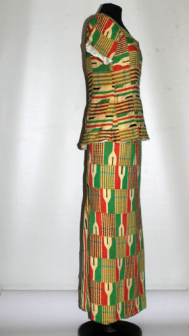Costum vintage etnic din jacquard – retro chic anii ’80 - Img 4