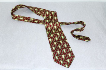 Cravata "Renato Balestra" print curele anii '80