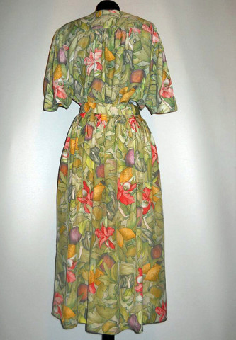 Deux pieces jungle print anii '80
