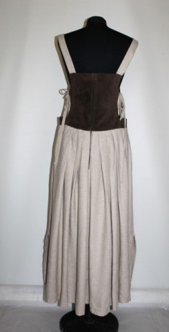 Dirndl bust piele intoarsa anii '80 - Img 3