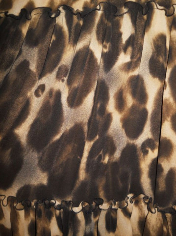 Fusta animal print anii '90