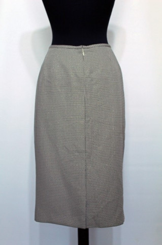 Fusta din jacquard model patratele anii '80