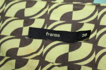 Fusta print geometric repro anii '60