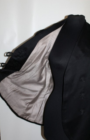 Jacheta neagra antique perioada edwardiana cca. 1900