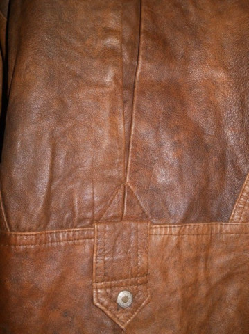 Jacheta retro din piele "Ollimac" anii '80