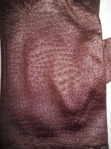 Manusi vintage maro inchis print reptila anii '60 - '70