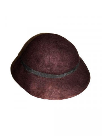Palarie vintage maro inchis anii '40
