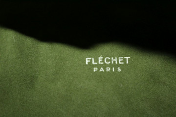 Palarie vintage verde "Flechet Paris" anii '70