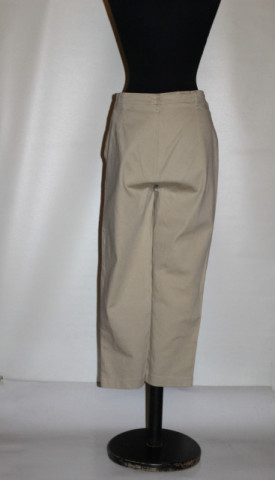 Pantaloni capri bej – vintage anii ’80–’90 - Img 2